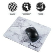 Insten Marble Mouse Pad for Laptop with Nonskid Rubber Base Waterproof