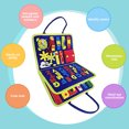 thumbnail image 1 of Montessori Baby Busy Board Dress Aids Cremallera Botón Cordón Herramienta Niñas Niños Regalo Ndcxsfigh libre de BPA, 1 of 8