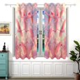 thumbnail image 2 of Pink Sky Flamingo Curtain Black Out Thermal Insulation Curtains Aesthetic 54 Inch Length for Bedroom Living Room 2 panels set, 2 of 5
