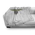 thumbnail image 3 of Cocktail Soft Flannel Fleece Blanket, Ingredients of Margarita Sketch Lime Juice Liqueur Orange and Tequila, Cozy Plush for Indoor and Outdoor Use, 50" x 60", Grey White Apple Green, by Ambesonne, 3 of 6
