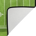thumbnail image 4 of Coolnut Lightweight Soft Area Rugs 60x39 inch, Football Sitting at Midfield of Grass Floor Mat for Kids Playing Room Hardwood Floor Living Room Nursery Rugs, 4 of 6