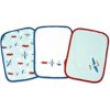 George Baby - Cotton Burp Cloths 3-Pack, Transit