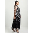 thumbnail image 4 of June & Vie Women's Plus Size Mesh-Overlay Maxi Dress, 4 of 5