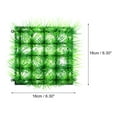 thumbnail image 2 of Unique Bargains 1 Pcs Fish Tank Artificial Grass Mat Aquarium Artificial Plastic Lawn Decoration Green 6.3x6.3 Inch, 2 of 6