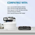 thumbnail image 2 of 414A Toner Cartridges 1-Pack with Chip Compatible for 414A 414X W2020A W2020X Color Laserjet Pro MFP M479fdw M479fdn M454dw M454dn M479 M454 Printer Black, 2 of 8