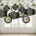 thumbnail image 3 of Big Dot of Happiness Roaring 20's - 1920s Art Deco Jazz Party Hanging Decor - Party Decoration Swirls - Set of 40, 3 of 8