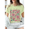 thumbnail image 5 of It Is Well With My Soul Flower Graphic Tee, 5 of 10