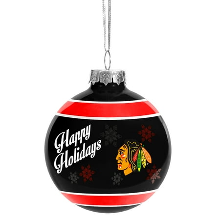 chicago blackhawks official nhl holiday christmas ornament glass ball by forever collectibles 467632 - Blackhawks Christmas chicago blackhawks official nhl holiday christmas ornament glass ball by forever collectibles 467632 - Blackhawks Christmas
