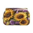 thumbnail image 2 of Easygdp Daisy Sunflower Lazy Cat para Estuche de Lápices con Tapa Flip, Suministros de Oficina y Universidad para Adolescentes y Adultos, 2 of 7