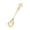 Golden, variant on Joernso Coffee Spoon Retro Style Multi-use Zinc Alloy Wide Application Non-stick Coffee Spoon for Desserts