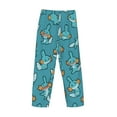 thumbnail image 3 of Mudkip Men's Pajama Pants Cartoon All Over Print Elastic Waistband Sleep Pants with Pockets Drawstring, Soft Unisex Lounge Bottoms Sleepwear, 3 of 8