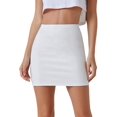 thumbnail image 1 of Women's Basic High Waisted Pencil Bodycon Short Skirt, 1 of 5