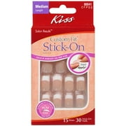 Kiss Products Kiss Custom Fit Stick-On Nails, 1 ea