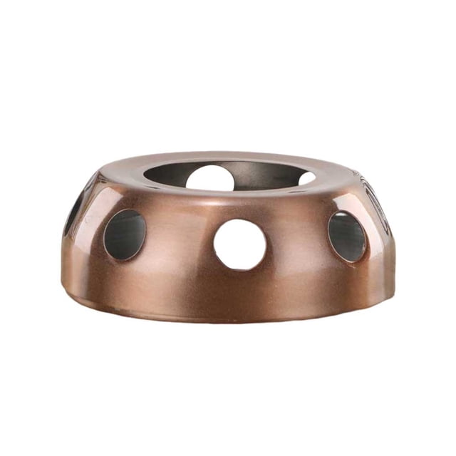 Calentador de tetera Wosthever para acampar desmontable bronce
