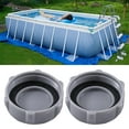 thumbnail image 2 of Jesscasday 2Pcs Multifunctional Pool Drain Covers Easy Install Pool Drain Caps for Efficient P6H1158ASS16 Water Flows Control, 2 of 9