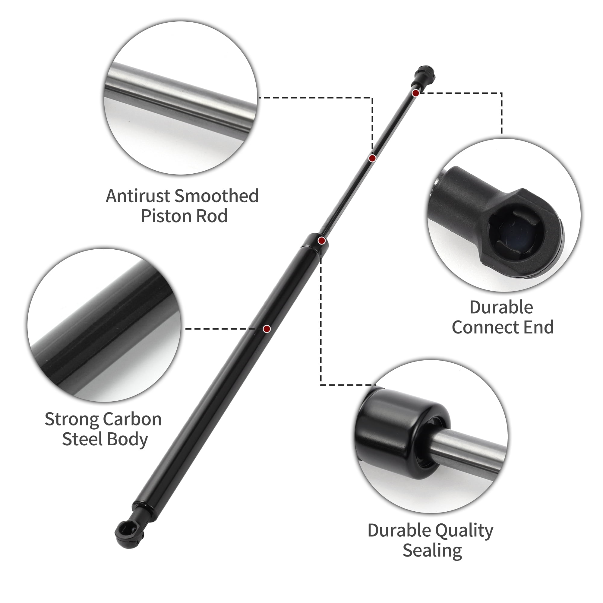 Unique Bargains 2Pcs Rear Hatch Lift Supports Gas Struts for Mazda CX-3 2016-2022 2.0L L4