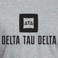 thumbnail image 3 of CafePress - Delta Tau Delta Black Stacked Signature T Shirt - Fitted T-Shirt, Vintage Fit Soft Cotton Tee, 3 of 4