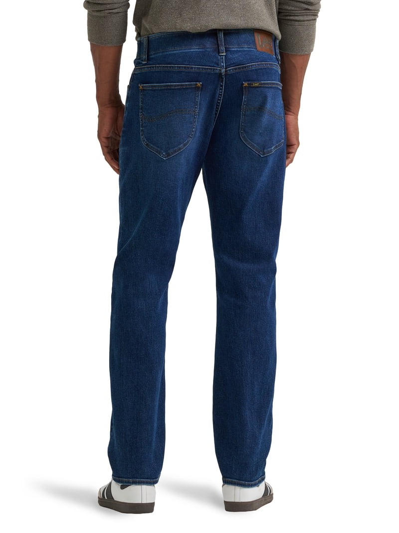 Lee Men's Performance Series Extreme Motion Jeans - Straight Fit Tapered Leg - Colore Mayday - 30W X 32L