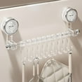 thumbnail image 3 of RKSTN Establish Contact with Suction Cup Hooks Load Bearing Towel Rack Shelf Bathroom Suction Cups Hole Less Multi Purpose Hooks Towel Clothes Accessories, 3 of 5