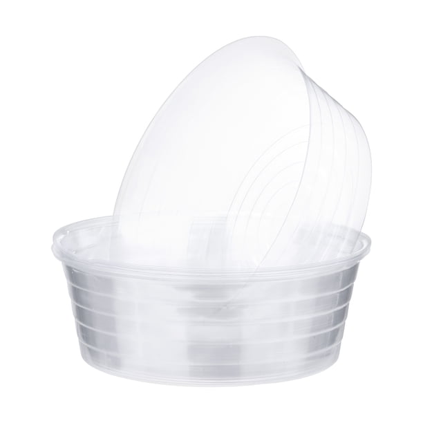 Uxcell 10-Pack Platillos para Macetas, Platillos de Plástico de 12 Pulgadas para Macetas, Bandeja de Drenaje para Macetas de Interior y Exterior