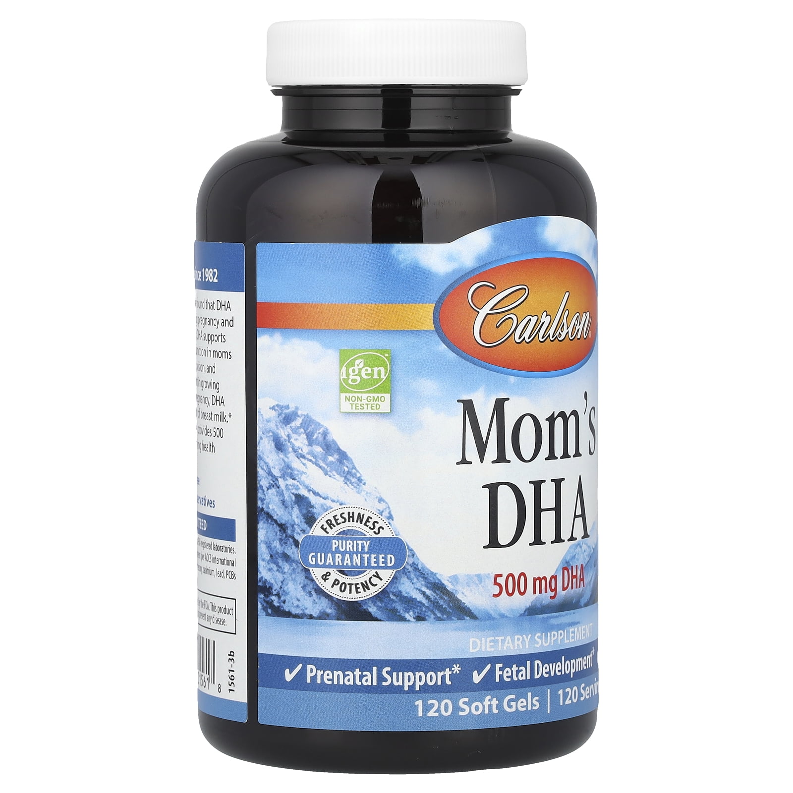 Carlson Mother's DHA, 500 mg, 120 Soft Gels