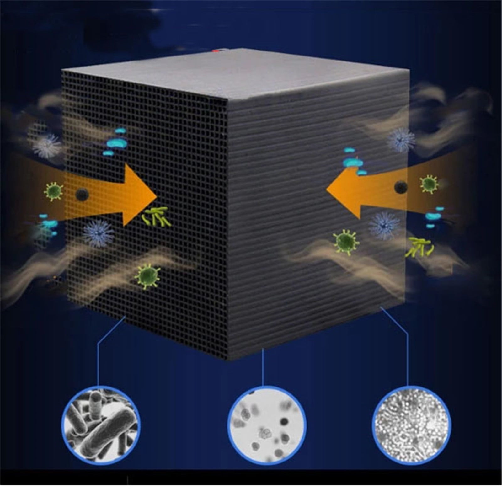 4 PACK Eco-Aquarium Water Trough Purifier Cube -4×4" Horse Water Trough / Fish Tank Water Purifier Cube, Activated Carbon Livestock Water Purifier Cube for Aquarium, Ponds - Ultra Strong Water Filter
