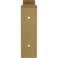 thumbnail image 5 of Ekena Millwork 2"W x 10"D x 7 1/4"H Steel Truss Shelf Bracket, Hammered Gold, 5 of 11