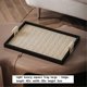 thumbnail image 3 of Leather Tray Key Bowls for Entry Table,Desktop Organizer Tray, Vanity Tray with Handle,Storage Organizer,Catchall Tray,B, 3 of 5