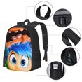 thumbnail image 2 of Yiaed inside out 2 Pattern Carry on Backpack,16.5x12.5x5.5 Personal Item Bag Carry On Backpack Water Resistant Lightweight Daypack, 2 of 6