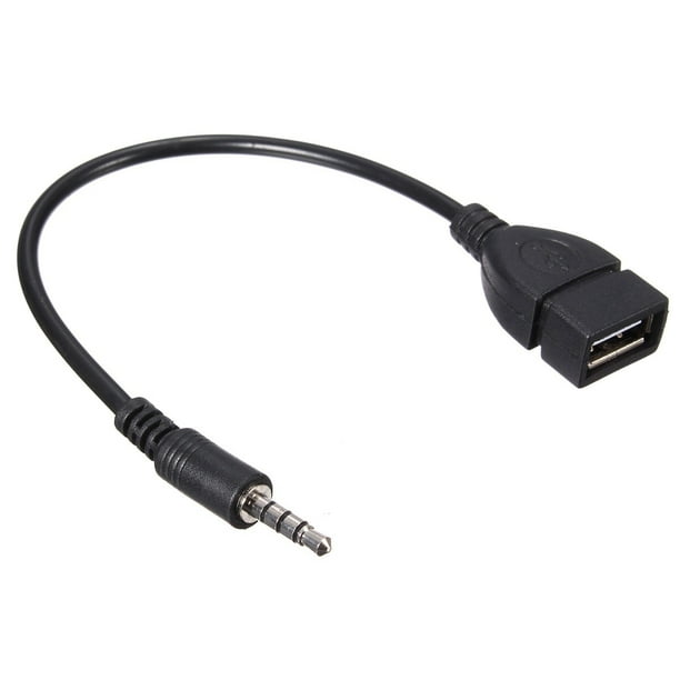  Interface aux - Câble Voiture - Convertisseur Audio - Adaptateur USB -  Connect
