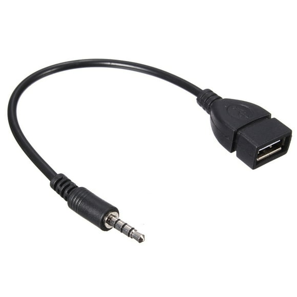 SUNSIOM Male AUX Audio Plug Jack To USB 2.0 Female Converter Cable Adapter