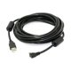 thumbnail image 1 of Mini USB B-type 5-Pin Male 90 Degree Angle to USB 2.0 Male Data Cable with EMI Ferrite Core 5 Meter, 1 of 4