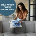 thumbnail image 5 of Americanflat 14"x10" Floral Rectangular Throw Pillow with Premium Polyester - White and Indigo, 5 of 8