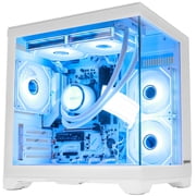 Hoengager AMD Ryzen 5 5600GT,16GB DDR4 3200MHz,1TB M.2 SSD,WiFi, Bluetooth, Windows 11 Gaming Desktop PC-White