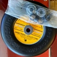 thumbnail image 5 of 2-Pcs 9x3.50-4 Flat-Free Tires w/Steel Rim for Lawn Mower, 3/4" Bushing & 5/8" Bore, 4"-6" Hub, 5 of 10