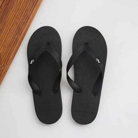 

PEONAVET Mens Sport Flip Flops Comfort Orthotic Thong Sandals with Plantar Fasciitis Arch Support Outdoor Summer Beach - Summer Savings Clearance