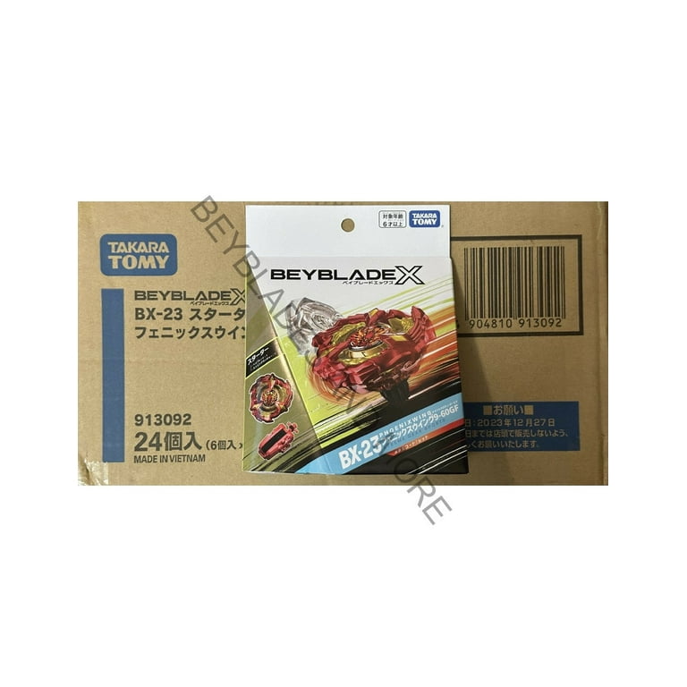 Takara Tomy Beyblade X BX-23 Phoenix Wing 9-60GF Metallic Red with