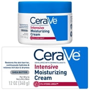 CeraVe Intensive Moisturizing Cream, Hydrating Body Moisturizer for Very Dry Skin, 12 oz