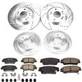 thumbnail image 3 of PowerStop Front and Rear Z23 Evolution Sport Carbon-Fiber Ceramic Brake Pad and Drilled & Slotted Rotor Kit Fits: HYUNDAI Select Models K8285, 3 of 10