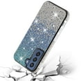 thumbnail image 3 of GSA Party Diamond Bumper Bling Case For Samsung Galaxy S22 Blue, 3 of 3