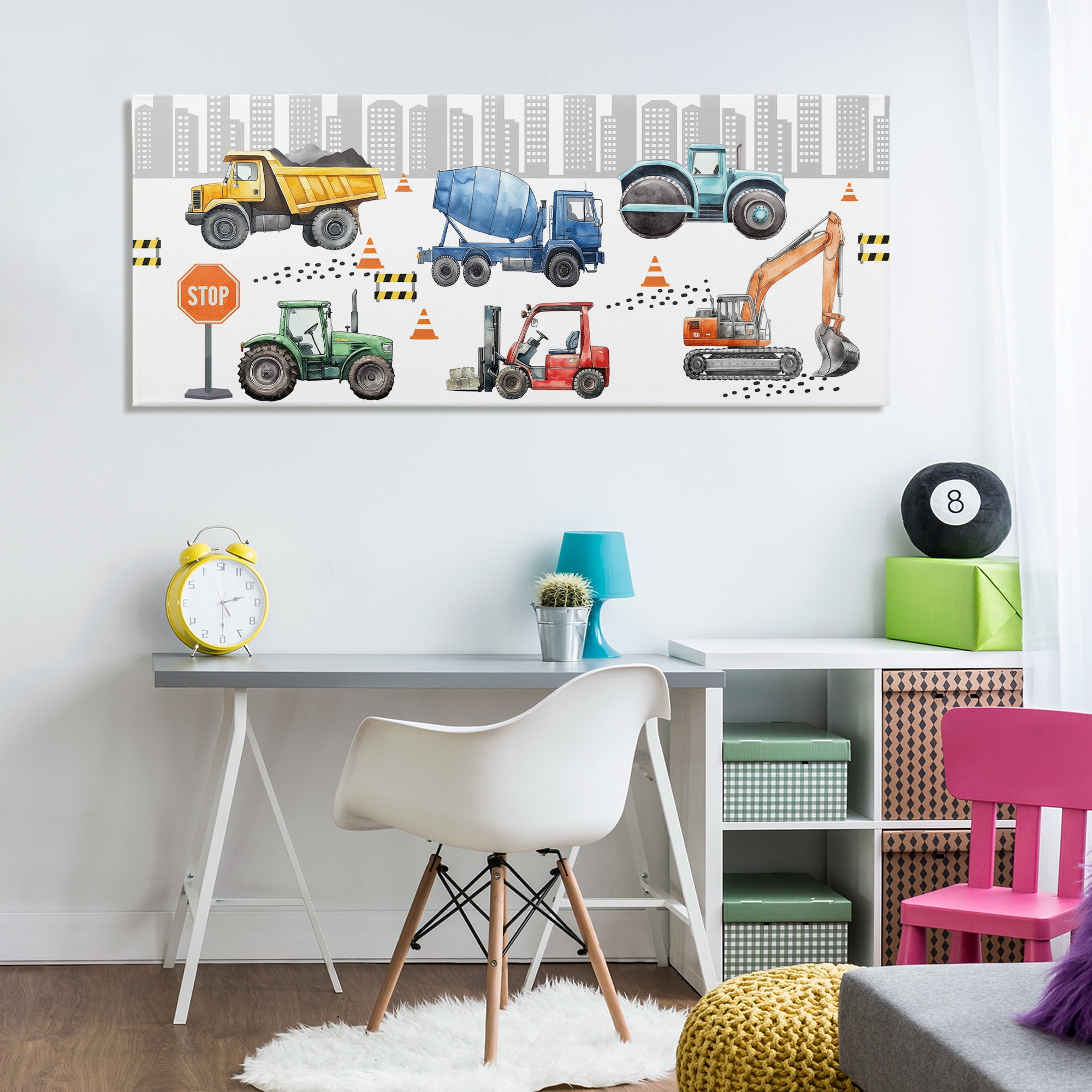 Stupell Industries City Keeps On Moving Canvas Wall Art, design by Christine Simpson Art