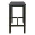 thumbnail image 4 of Riverbay Furniture 42" Wood Bar Height Pub Table in Black, 4 of 9