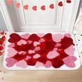 thumbnail image 4 of Nmdmisc Valentine's Day Bath Rug Heart Tufted Bath Mat Non Slip Shower Rugs Front Door Mat Carpet Floor Rug for Home Kitchen Living Room Bedroom Bathroom Decor,23.6"x15.7", 4 of 6