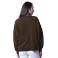 thumbnail image 2 of Women's G-III 4Her by Carl Banks Brown Cleveland Browns Oversized Feud Sweatshirt, 2 of 2