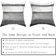 thumbnail image 5 of Black White Grey Pillow Covers 20x20 Set of 2 Light Gray Modern Abstract Art Striped Throw Pillows Farmhouse Outdoor Decorative Pillowcase Cotton Square Cushion Cover for Home Couch Bed, 5 of 6
