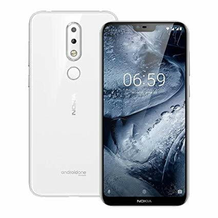 Nokia 6.1 Plus TA-1103 DS 64GB 4GB RAM actory Unlocked (GSM Only | No CDMA - not Compatible with Verizon/Sprint) International Version - White