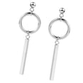 thumbnail image 4 of Pendientes de borla de acero inoxidable jinwen Larga para hombre, 4 of 8