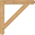thumbnail image 3 of Ekena Millwork 3 1/2"W x 30"D x 30"H Traditional Craftsman Smooth Bracket, Western Red Cedar, 3 of 4