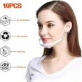 thumbnail image 5 of EcoNesxp Clean Anti-Fog Universal Transparent Half Mouth Protection Screen 10 Pack Mouth Protection Screen Clean Anti-Fog Mouth Protection Screen Universal Transparent Half F, 5 of 5