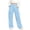 Blue#girls cargo sweatpants, variant on Wide Leg Cargo Sweatpants for Girls Lightweight Baggy Athletic Joggers Pant Elastic High Waist Kid Preppy Teen Girl Pant Pink,11-12 Years